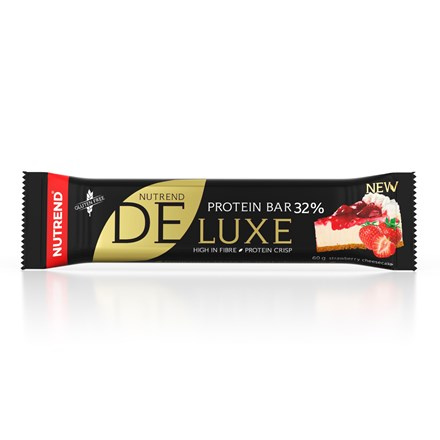Nutrend Deluxe Protein Bar 60 g Příchuť: Jahodový cheesecake
