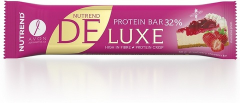 Nutrend Deluxe Protein Bar 60 g Příchuť: Jahodový cheesecake