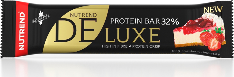 Nutrend Deluxe Protein Bar 60 g Příchuť: Jahodový cheesecake