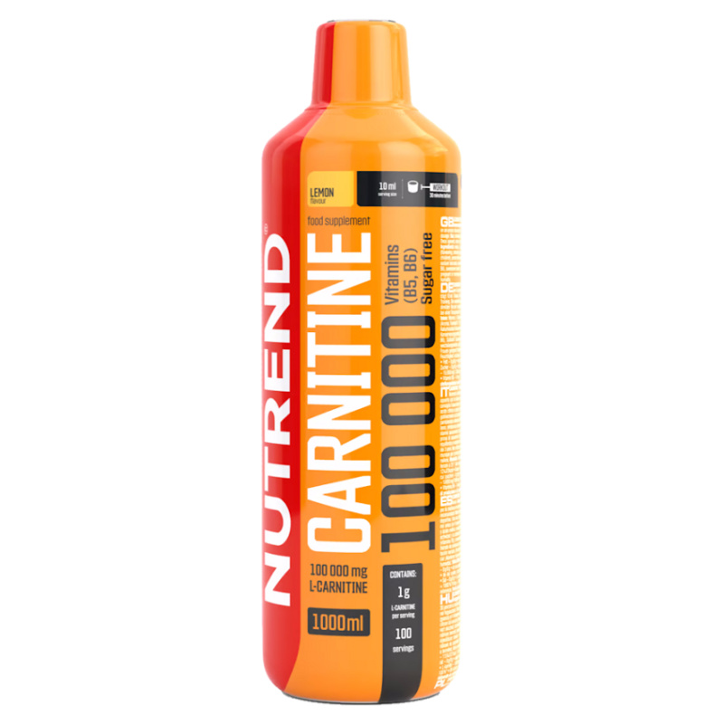 Nutrend Carnitine 100000, 1000 ml Příchuť: Citrón