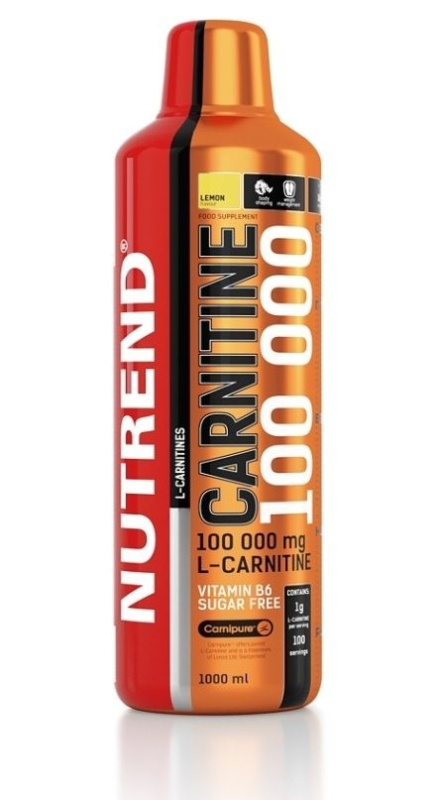 Nutrend Carnitine 100000, 1000 ml Příchuť: Citrón