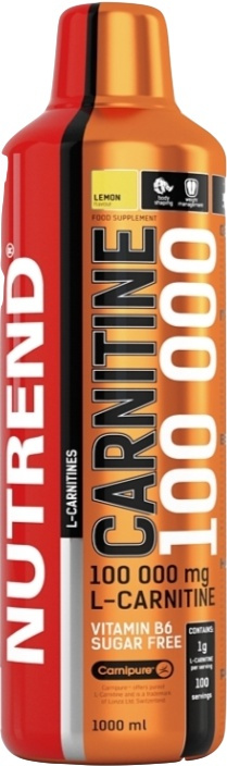 Nutrend Carnitine 100000, 1000 ml Příchuť: Citrón
