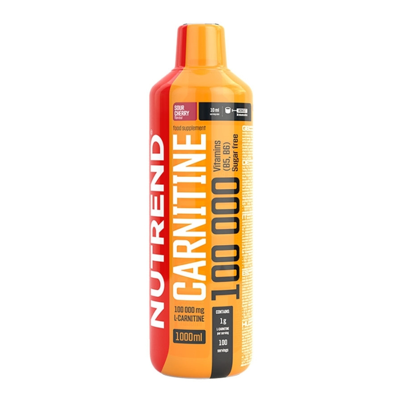 Nutrend Carnitine 100000, 1000 ml Příchuť: Citrón