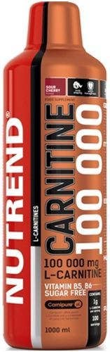 Nutrend Carnitine 100000, 1000 ml Příchuť: Višeň