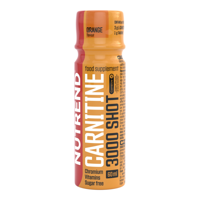 Nutrend Carnitine 3000 Shot 60 ml - pomeranč