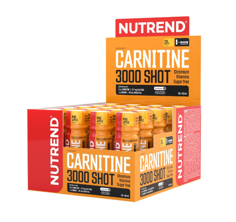 Nutrend Carnitine 3000 Shot 20 x 60 ml - ananas