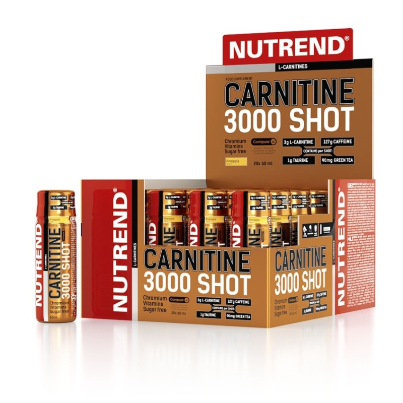 Nutrend Carnitine 3000 Shot 20 x 60 ml - ananas