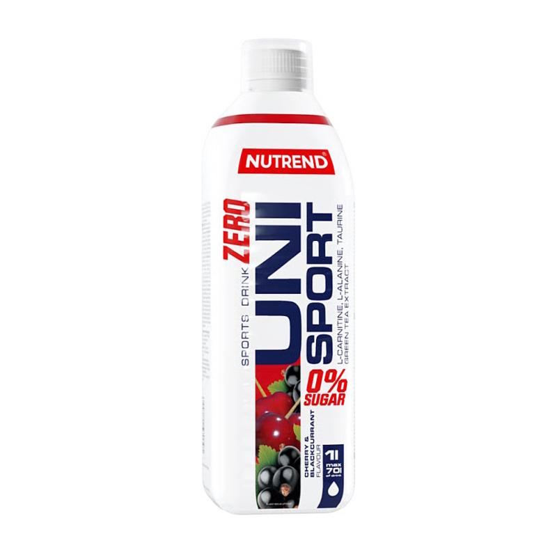 Nutrend Unisport Zero, 1000 ml Příchuť: Višeň/Černý Rybíz