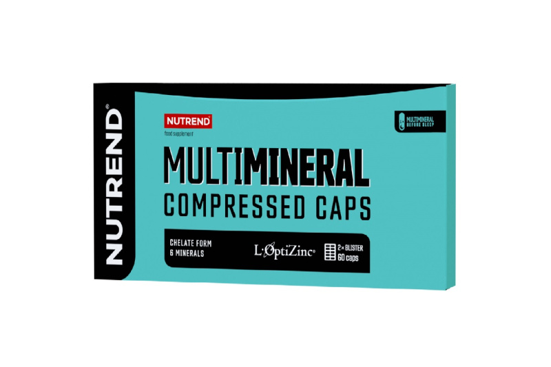 Nutrend Multimineral Compressed Caps 60 kapslí