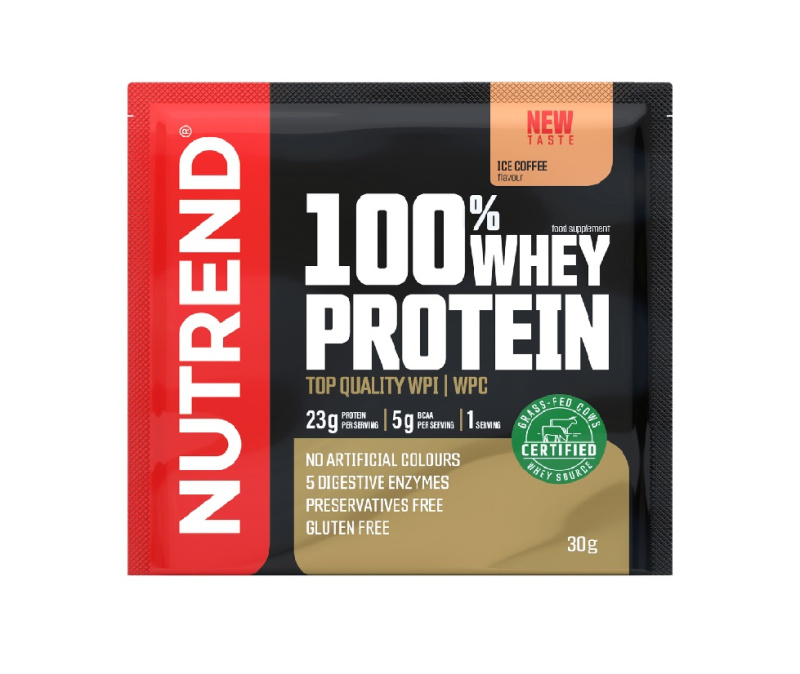 Nutrend 100% Whey Protein 30 g - ledová káva