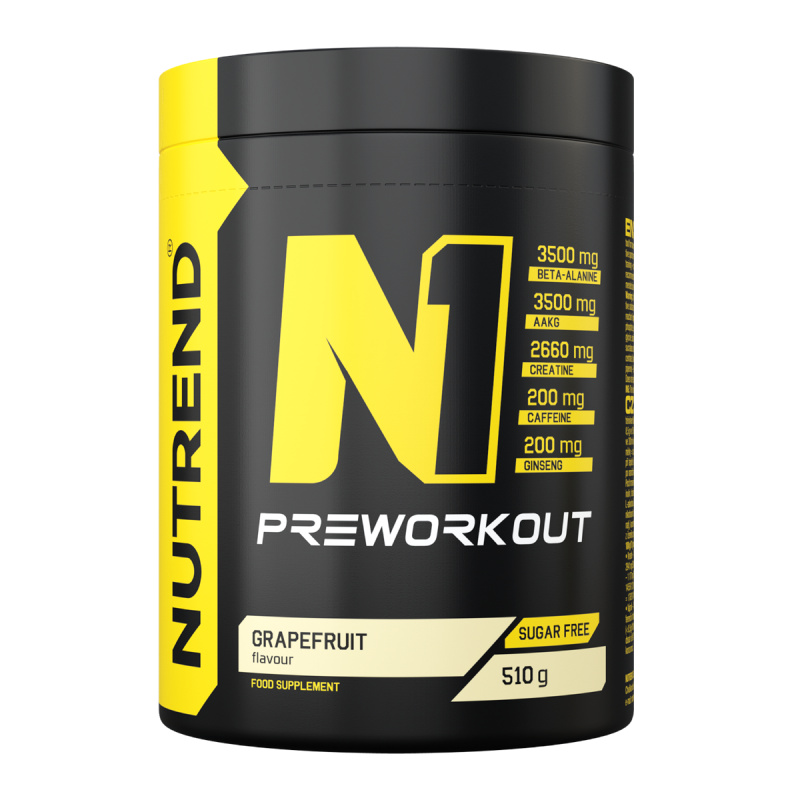 Nutrend N1 Pre-Workout 510 g Příchuť: Grep