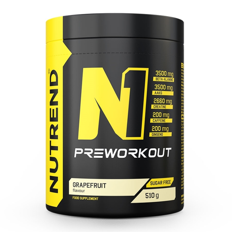 Nutrend N1 Pre-Workout 510 g Příchuť: Grep