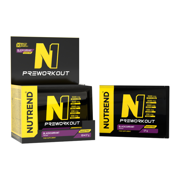 Nutrend N1 černý rybíz 10x17 g