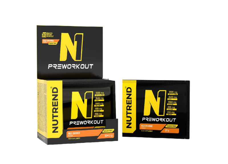 Nutrend N1 červený pomeranč 10x17 g