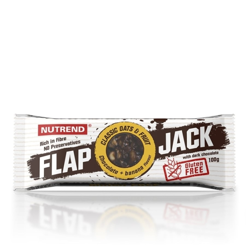 Nutrend FLAPJACK GLUTEN FREE 100 g - čoko/kokos s hořkou čokoládou