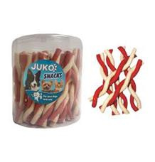 Magnum Semi Moist Twisted Stick Red/White 50 ks