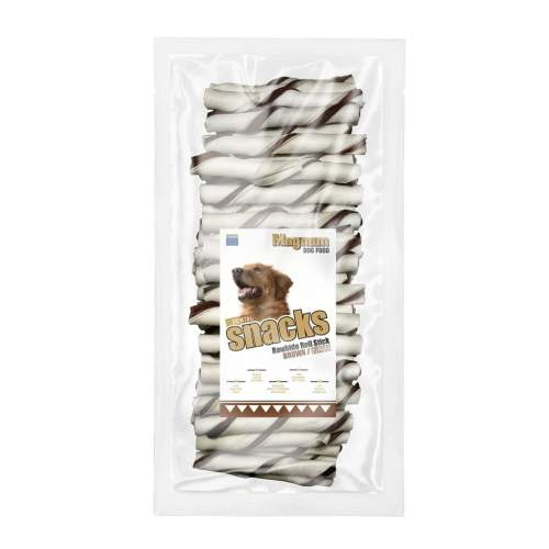 Magnum Rawhide Roll Stick Brown/White 40 ks