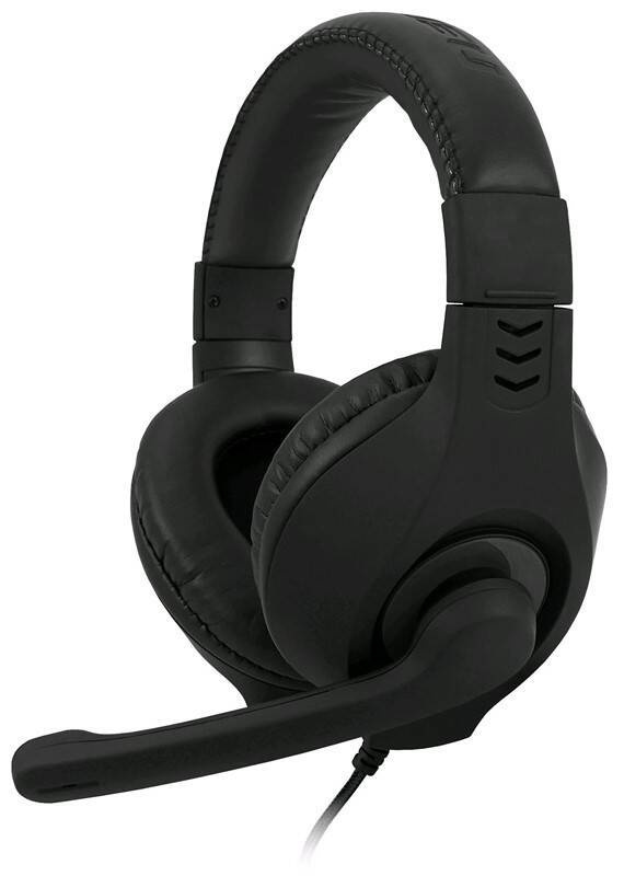 Headset C-Tech Nemesis V2 (GHS-14U-B) / 20-20000 Hz / USB / 118 dB / černá Varianta: ivi1