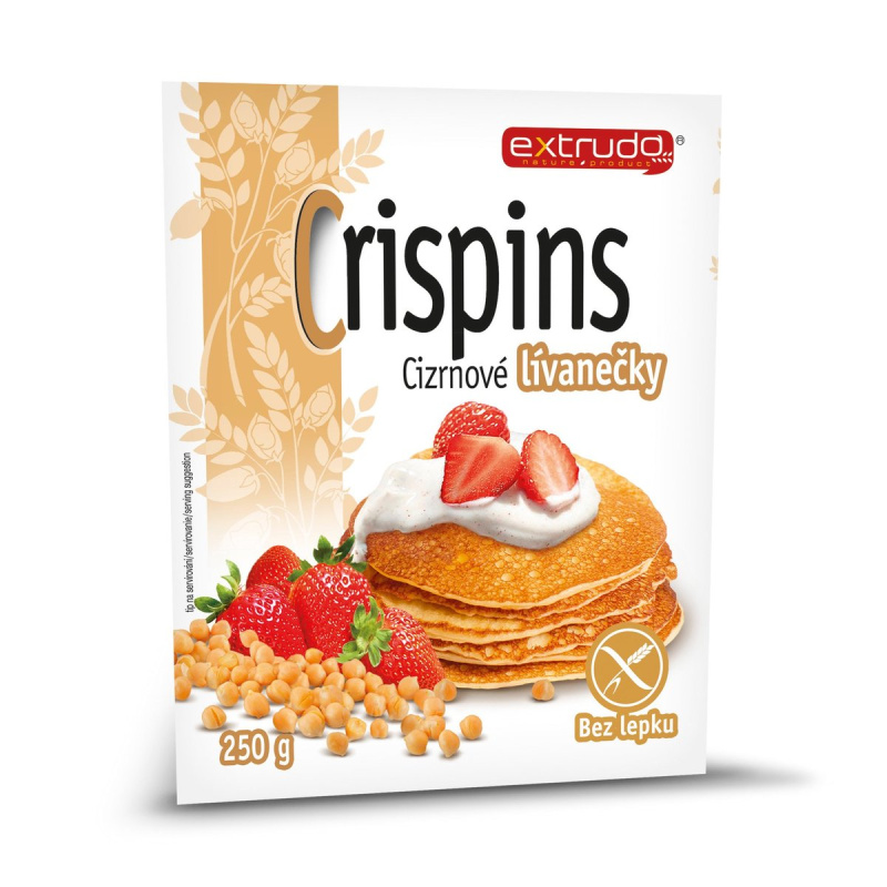 Extrudo Crispins Cizrnové lívanečky