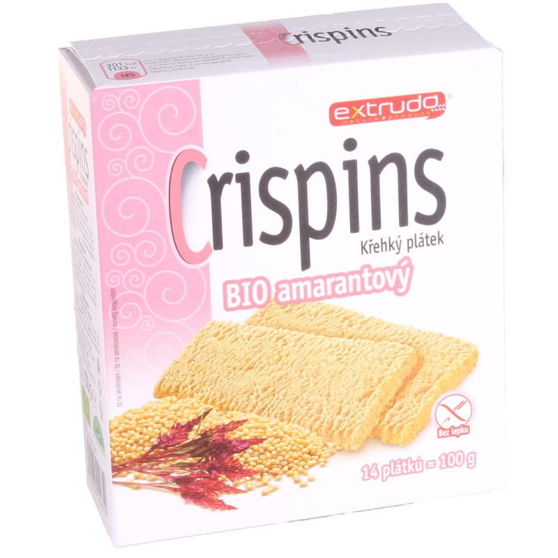Extrudo Crispins BIO amarantový plátek