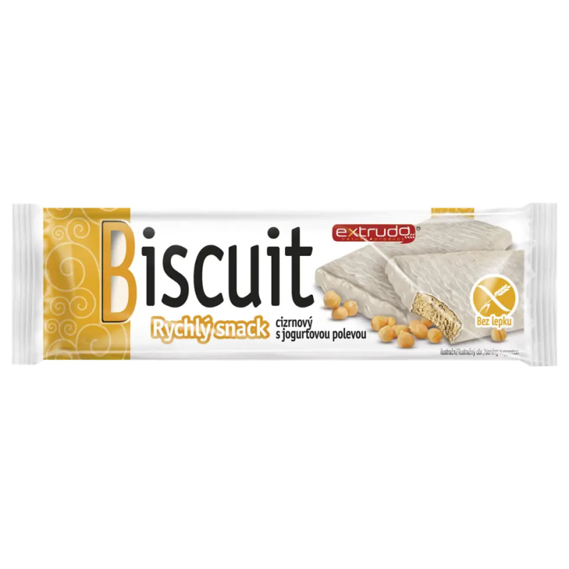 Extrudo Cizrnový snack v jogurtové polevě 24 g