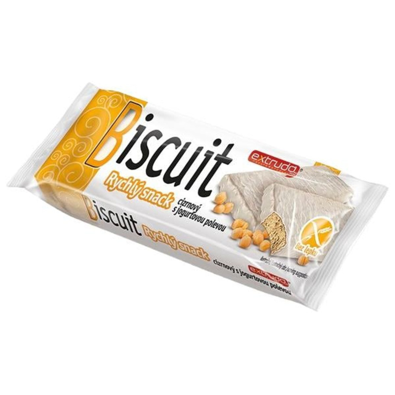 Extrudo Crispins Rychlý snack cizrnový s jogurtovou polevou bez lepku