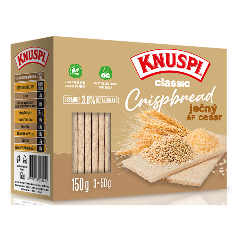 Knuspi Classic Crispbread 150 g - Ječný