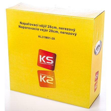 Vějíř napařovací 28cm nerez 1 ks
