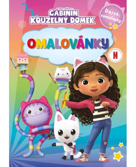 Gábinin kouzelný domek - Omalovánky (Se samolepkami)