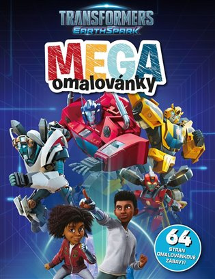 Transformers - Mega omalovánky (64 stran zábavy) - kniha z kategorie Omalovánky