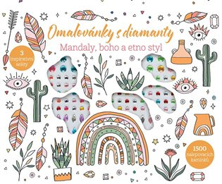 Omalovánky s diamanty - kufřík (Mandaly, boho a etno styl)
