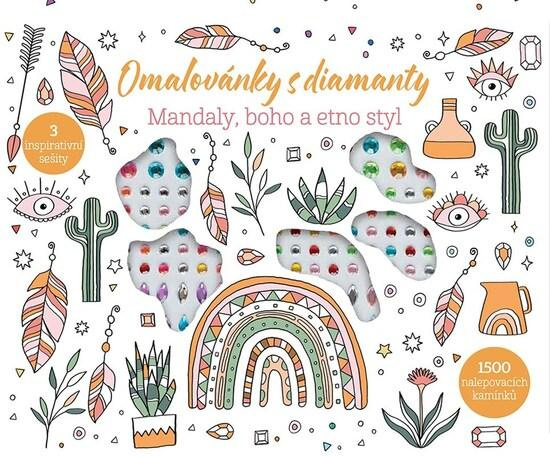 Omalovánky s diamanty - kufřík (Mandaly, boho a etno styl)