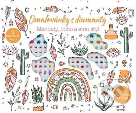 Omalovánky s diamanty - kufřík (Mandaly, boho a etno styl)
