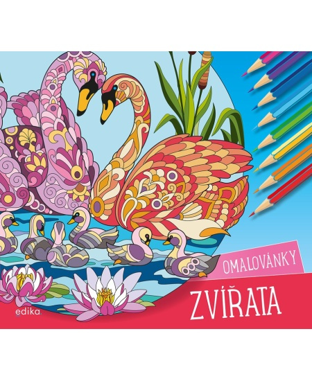 Zvířata: omalovánky - Andrea Brázdová - kniha z kategorie Omalovánky