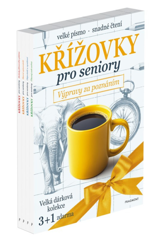 Křížovky pro seniory Výpravy za poznáním (Box) - Jana Nerudová - kniha z kategorie Křížovky