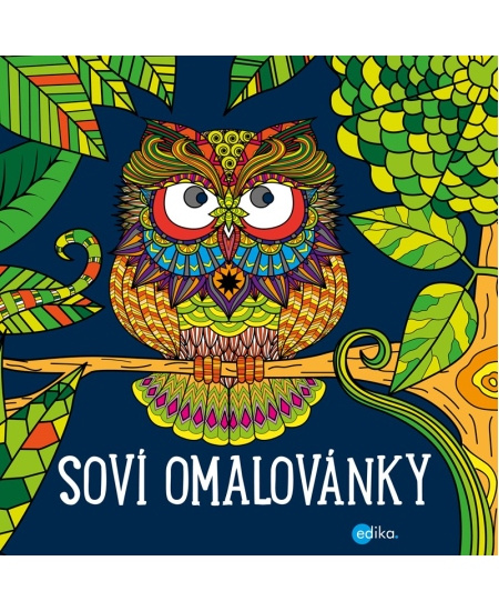 Soví omalovánky - Julie Bezděková - kniha z kategorie Omalovánky