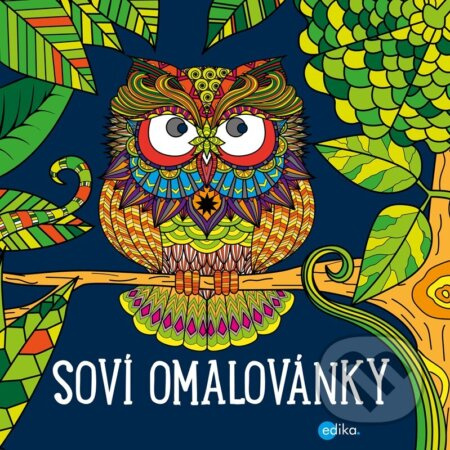 Soví omalovánky - Julie Bezděková - kniha z kategorie Omalovánky
