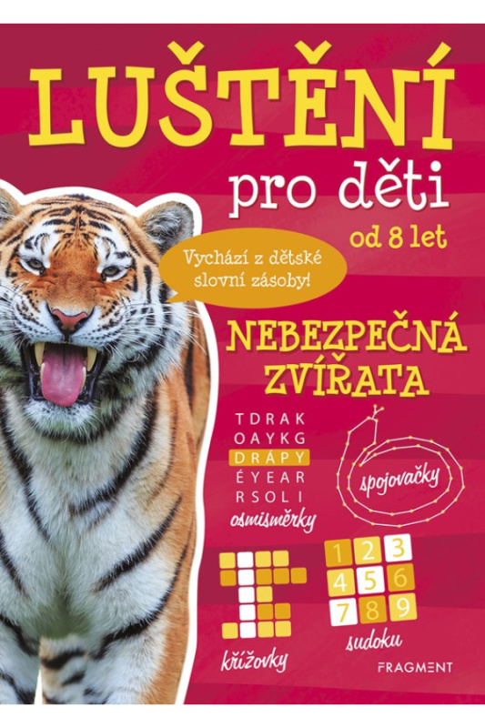 Luštění pro děti Nebezpečná zvířata - Kateřina Šípková - kniha z kategorie Hlavolamy, doplňovačky, úkoly