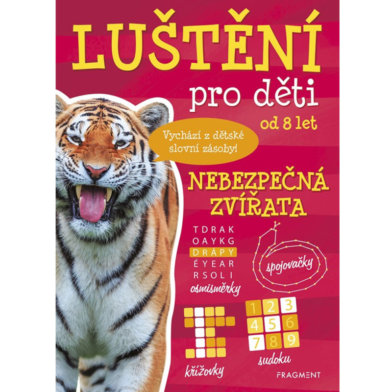 Luštění pro děti Nebezpečná zvířata - Kateřina Šípková - kniha z kategorie Hlavolamy, doplňovačky, úkoly
