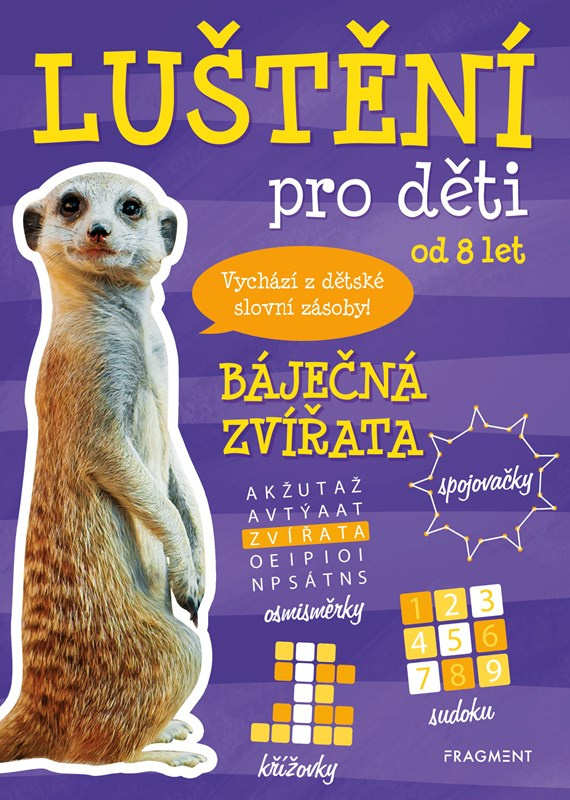 Luštění pro děti Báječná zvířata - Marina Nematová - kniha z kategorie Hlavolamy, doplňovačky, úkoly