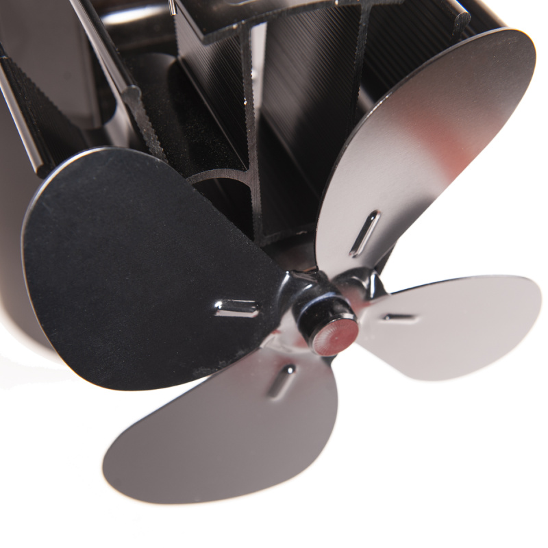 Ventilátor na kouřovod FLAMINGO čtyřlopatkový magnetický, černý FLHSF17-263