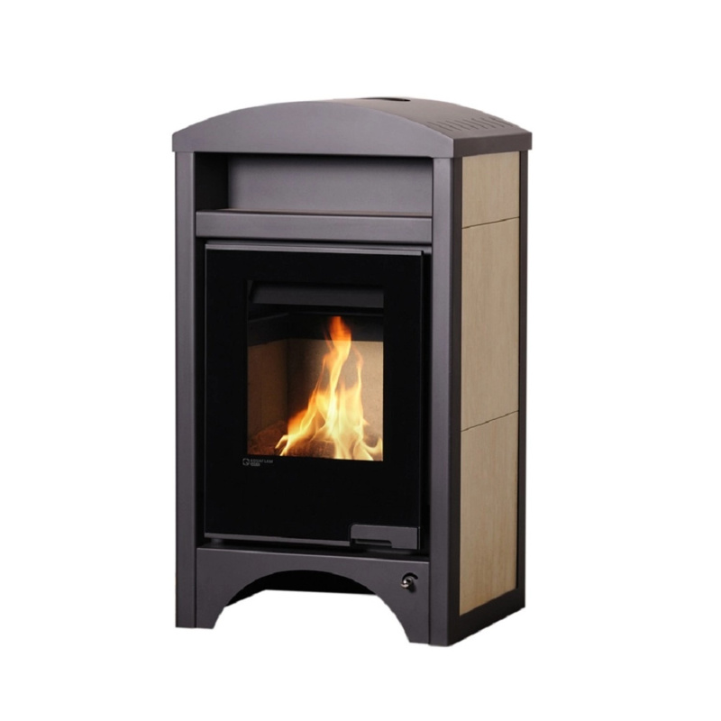 HS Flamingo Krbová kamna AQUAFLAM VARIO BARMA 11/5kW ELREG javor 590x622x1070mm