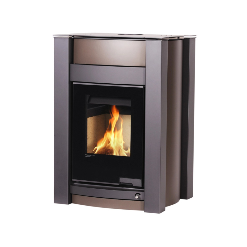 HS Flamingo Krbová kamna AQUAFLAM VARIO KALMAR 11/7kW ELREG hnědá 694x635x1030mm