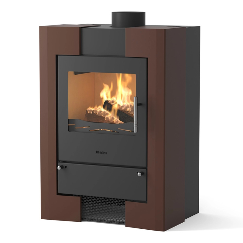 HS Flamingo Krbová kamna ESPO II hnědá-sametová 590 x 903 x 425 mm