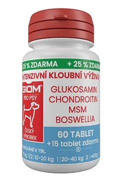 Giom pes Intenzivní kloubní výživa  60 tbl+25%zdarma 