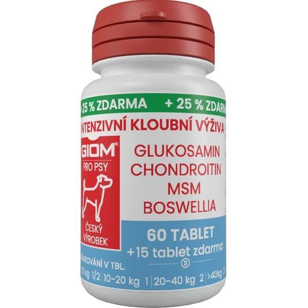 Giom pes Intenzivní kloubní výživa  60 tbl+25%zdarma 