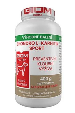 Giom pes Chondro L-karnitin SPORT 400g plv 