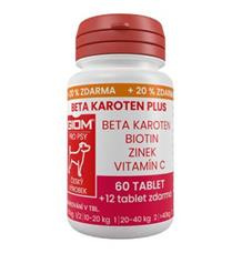 Giom pes Beta-karoten plus 60 tbl+25% zdarma 