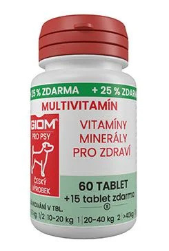 Giom pes Multivitamín 60 tbl+25% zdarma