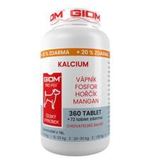 Giom pes Kalcium  180 tbl+25% zdarma 